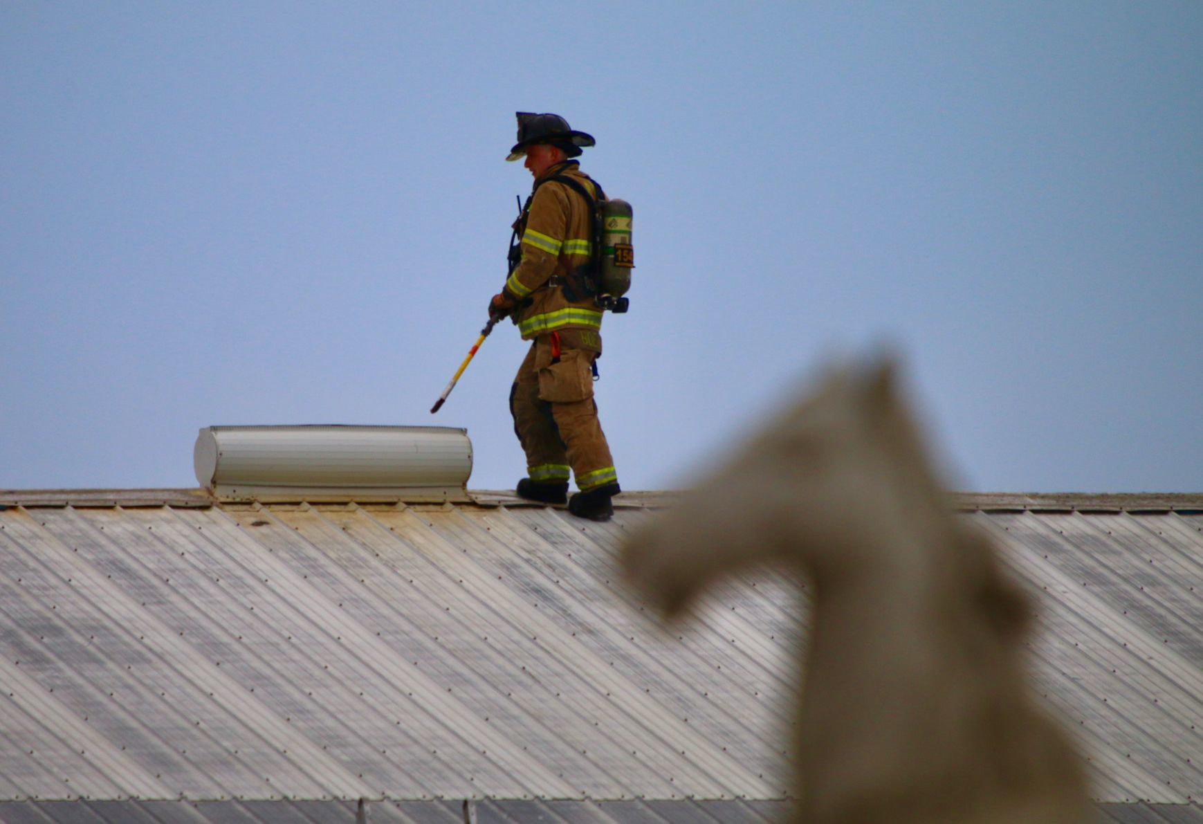Barn fire
